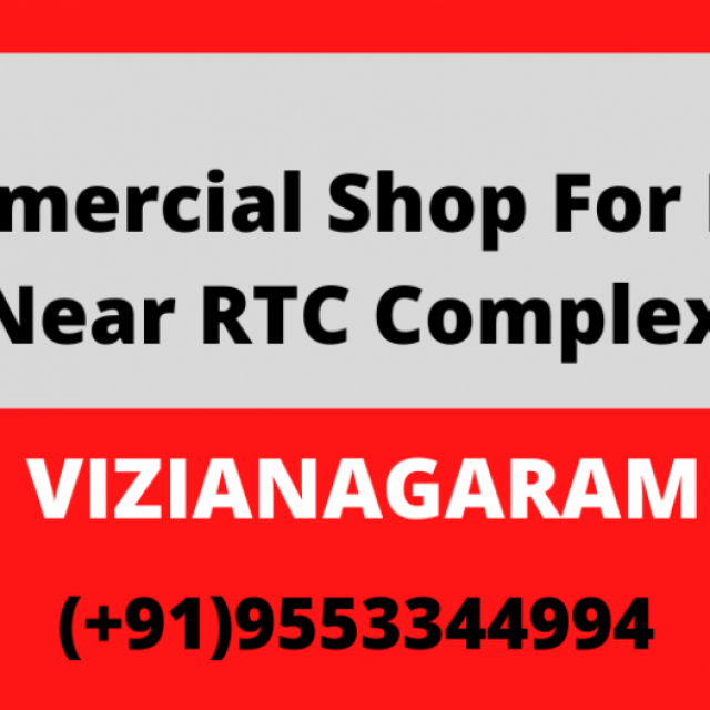 Commercial Shop for Rent Near RTC Complex, Vizianagaram.