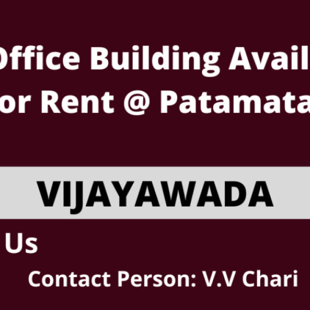 G +1 Commercial Office Building For Rent at Patamata, Vijayawada.