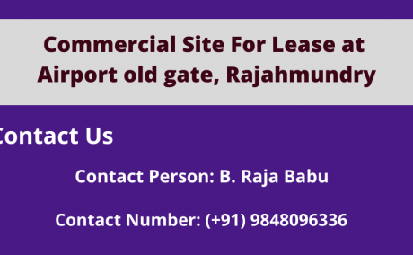 Commercial Site For Lease at Airport Old Gate, Rajahmundry.