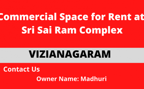 G +3 Commercial Building Space For Rent at Jonnaguddi Area, Vizianagaram.