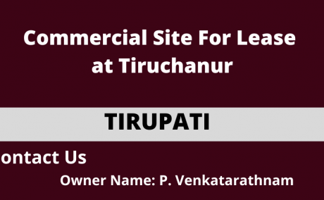 Commercial Site For Lease Near Tiruchanur Airport, Tirupati