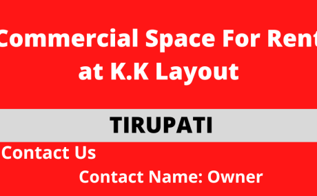 Commercial Space For Rent at Main Road Tirupati