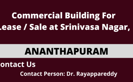 Commercial Building For Lease / Sale at Srinivasa Nagar, Ananthapuram.