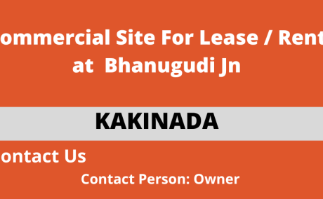 Commercial Site For Lease at Prime Locality Bhanugudi Jn. Kakinada