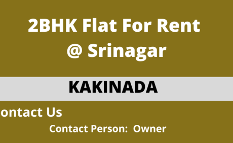 2BHK Flat For Rent at Srinagar, Kakinada.