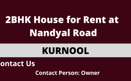 2BHK House for Rent at Nandyal Road, Kurnool