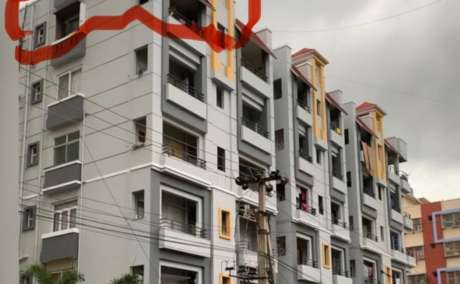 3BHK Furnished Flat for Sale in Peddawaltair, Visakhapatnam.