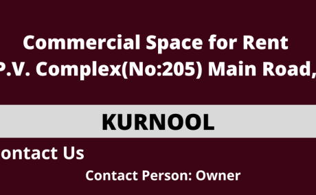 Commercial Space for Rent at Gayatri College Building, P.V. Complex,  Main Road Kurnool.