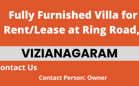 Fully Furnished Villa for Rent/Lease at Ring Road, Vizianagaram