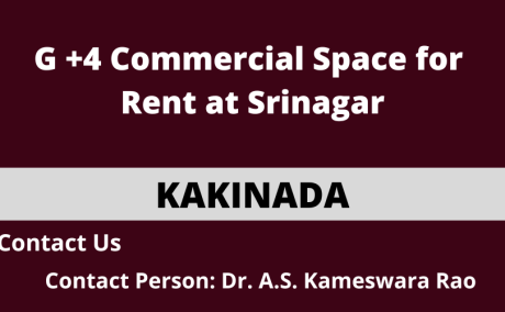 G +4 Commercial Space for Rent at Srinagar, Kakinada
