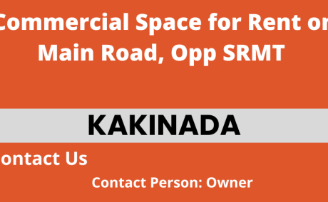 Commercial Space for Rent on Main Road, Kakinada