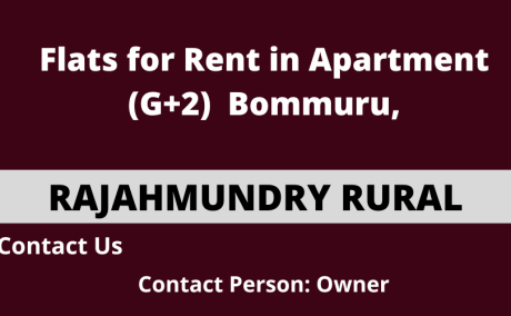 Flats for Rent in Apartment (G+2) - Bommuru, Rajahmundry Rural