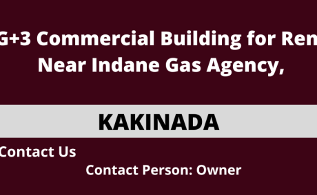 G+3 Commercial Building for Rent Near Indane Gas Agency, Kakinada